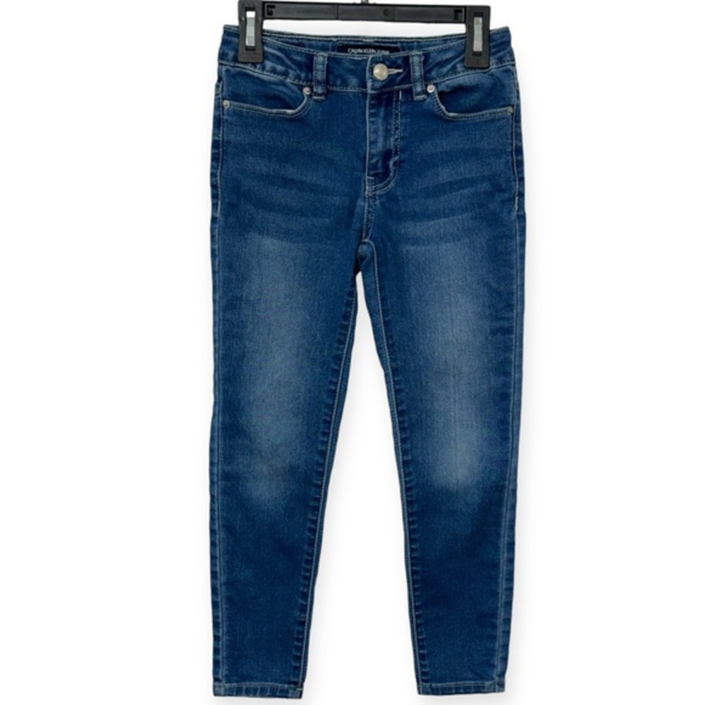 Calvin Klein Girls Mid Rise Skinny Jeans Size 8